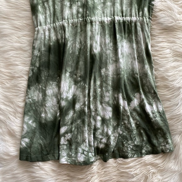 Sweaty Betty Tie Dye Green Drop Waist Athleisure Dress - Picture 8 of 10